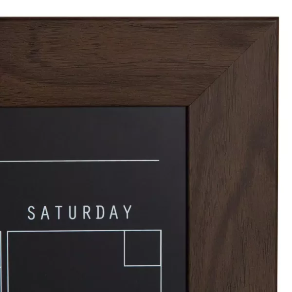 DesignOvation Beatrice Chalkboard Monthly Calendar Memo Board