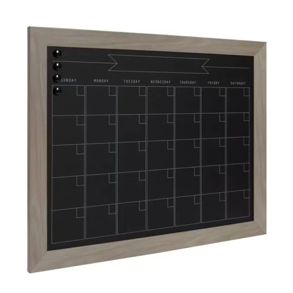 DesignOvation Beatrice Chalkboard Monthly Calendar Memo Board