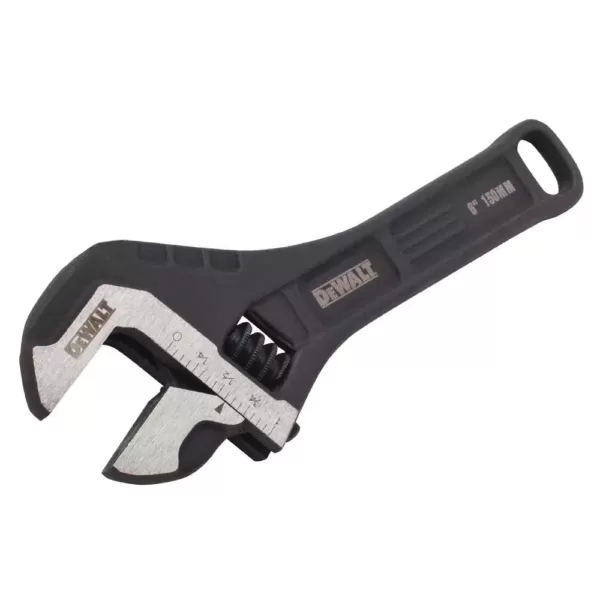 DEWALT 6 in. Steel Adjustable Wrench