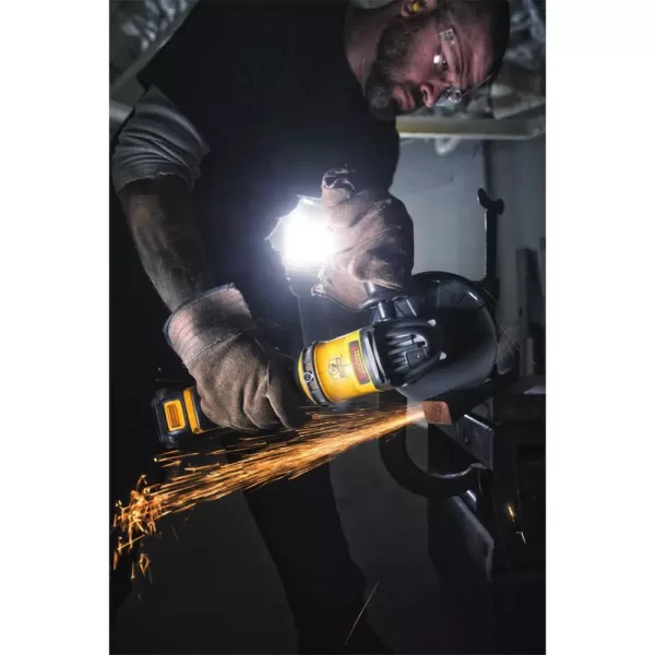 DEWALT 20-Volt MAX XR Cordless Brushless 4-1/2 in. Small Angle Grinder with 1-1/2 in. Die Grinder & (1) 20-Volt 5.0Ah Battery