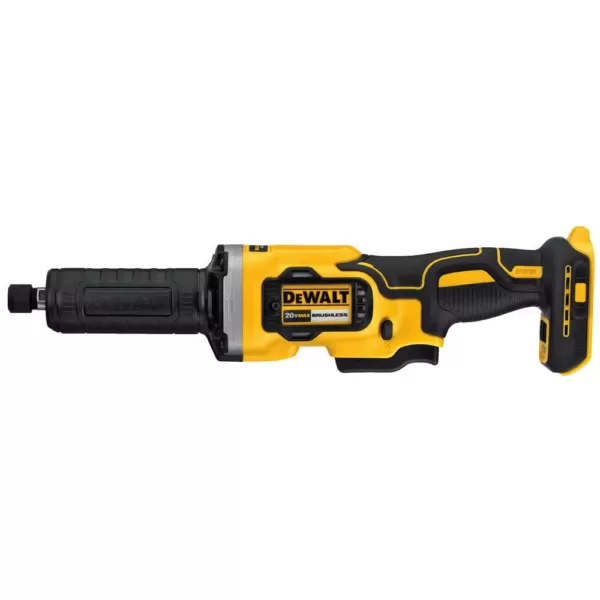 DEWALT 20-Volt MAX XR Cordless Brushless 4-1/2 in. Small Angle Grinder with 1-1/2 in. Die Grinder & (1) 20-Volt 5.0Ah Battery