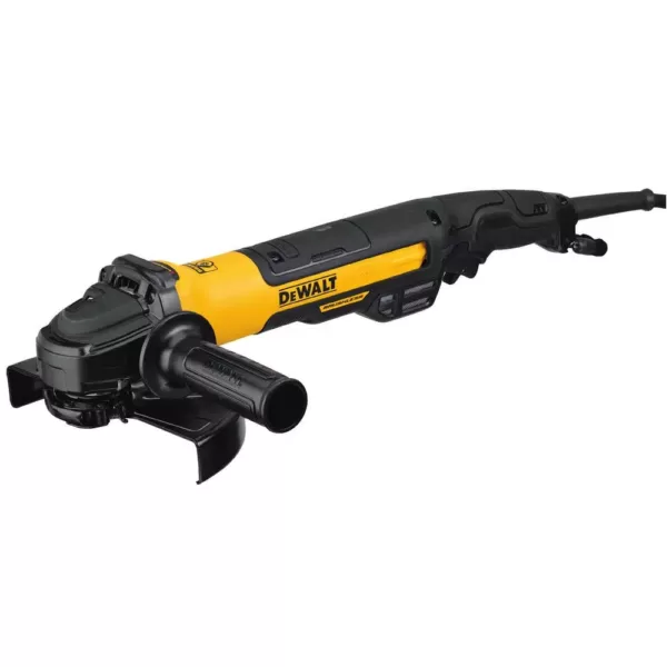 DEWALT 13-Amp Corded 7 in. Brushless Angle Grinder with Rat Tail