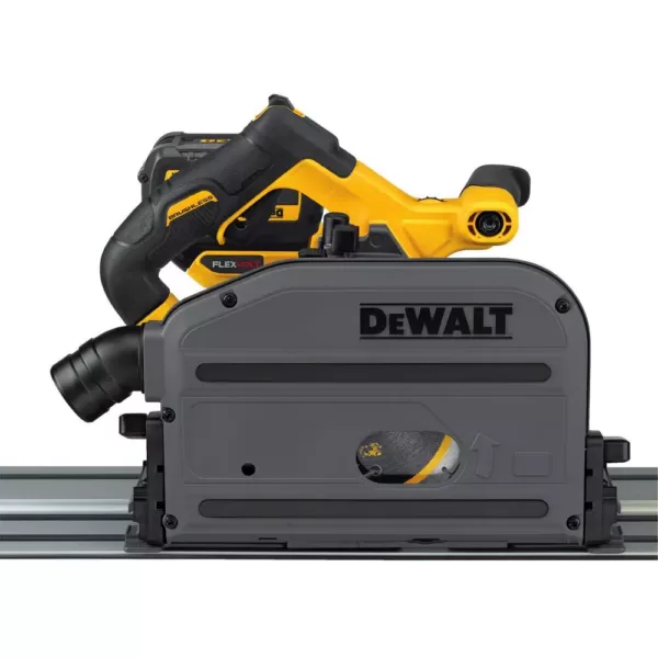 DEWALT FLEXVOLT 60-Volt MAX Cordless Brushless 6-1/2 in. Track Saw Kit with (1) FLEXVOLT 6.0Ah Battery & 59 in. Track