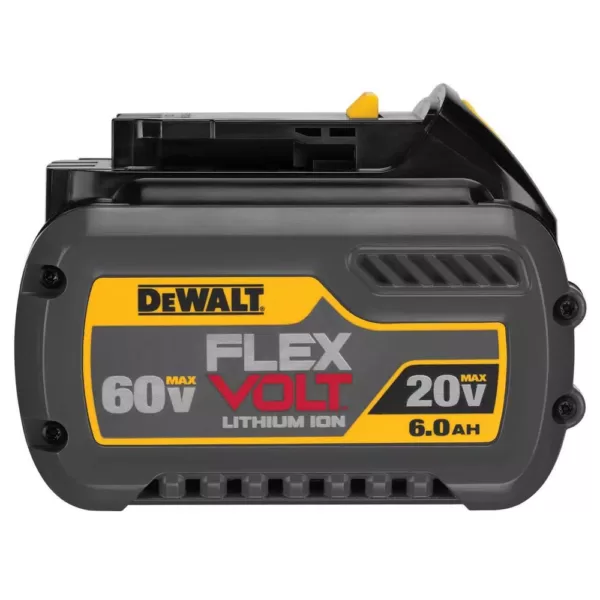 DEWALT FLEXVOLT 60-Volt MAX Cordless Brushless 6-1/2 in. Track Saw with (2) FLEXVOLT 6.0Ah Batteries