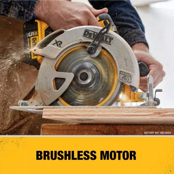 DEWALT 20-Volt MAX XR Cordless Brushless 7-1/4 in. Circular Saw with (1) 20-Volt Battery 4.0Ah