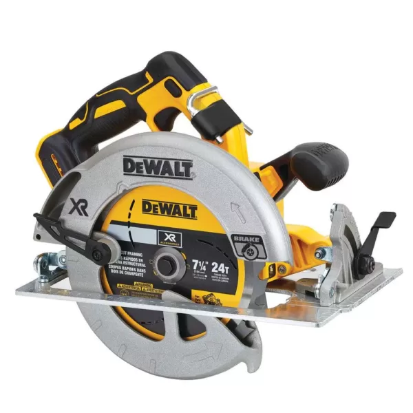 DEWALT 20-Volt MAX XR Cordless Brushless 7-1/4 in. Circular Saw with (1) 20-Volt Battery 5.0Ah