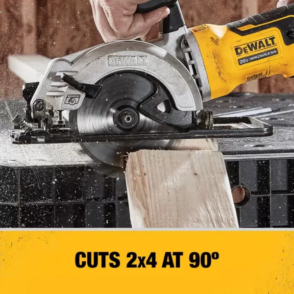 DEWALT ATOMIC 20-Volt MAX Cordless Brushless 4-1/2 in. Circular Saw with (1) 20-Volt Battery 2.0Ah