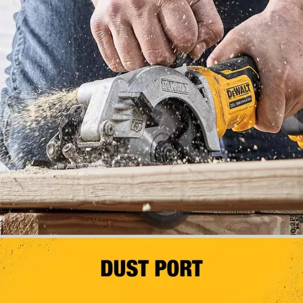 DEWALT ATOMIC 20-Volt MAX Cordless Brushless 4-1/2 in. Circular Saw with (1) 20-Volt Battery 2.0Ah