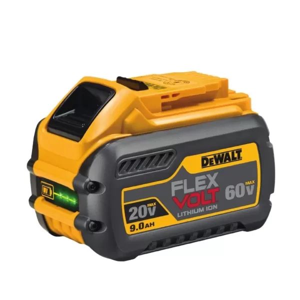 DEWALT FLEXVOLT 60-Volt MAX Cordless Brushless 7-1/4 in. Circular Saw, (1) FLEXVOLT 6.0Ah & (1) FLEXVOLT 9.0Ah Battery