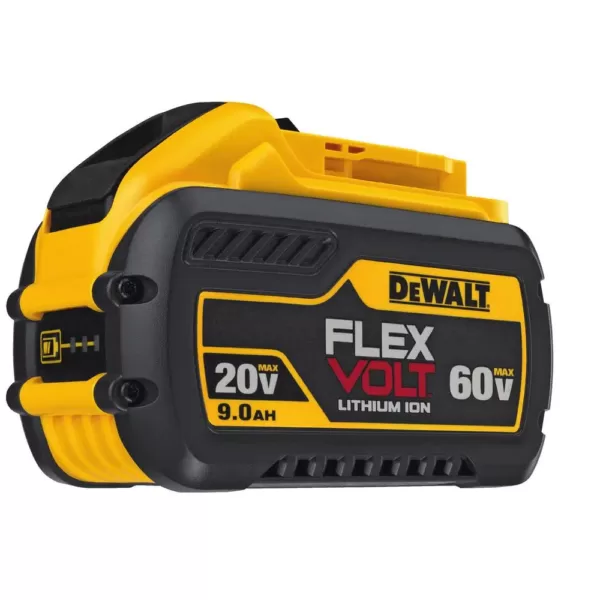 DEWALT FLEXVOLT 60-Volt MAX Cordless Brushless 7-1/4 in. Circular Saw, (1) FLEXVOLT 6.0Ah & (1) FLEXVOLT 9.0Ah Battery