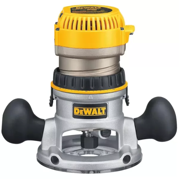 DEWALT 12 Amp Corded 2-1/4 Horsepower Fixed and Plunge Base Router Kit