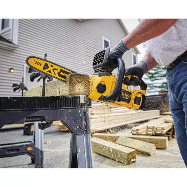 DEWALT 20V MAX Brushless Cordless String Trimmer with Bonus 12 in. 20V Cordless Brushless Chainsaw (Tool Only)