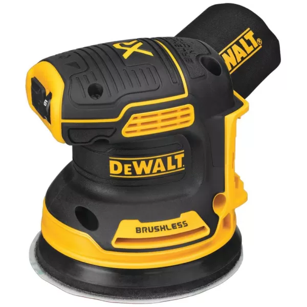 DEWALT 20-Volt MAX XR Cordless Brushless 5 in. Random Orbital Sander with (2) 20-Volt Batteries 5.0Ah & Charger