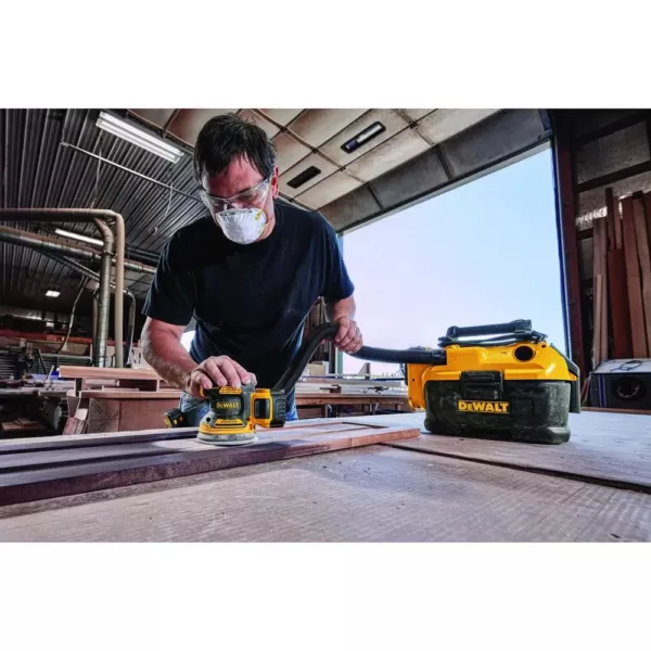 DEWALT 20-Volt MAX XR Li-Ion Cordless Brushless 5 in. Random Orbital Sander (Tool-Only) with 20-Volt Li-Ion (1) 5.0Ah Battery