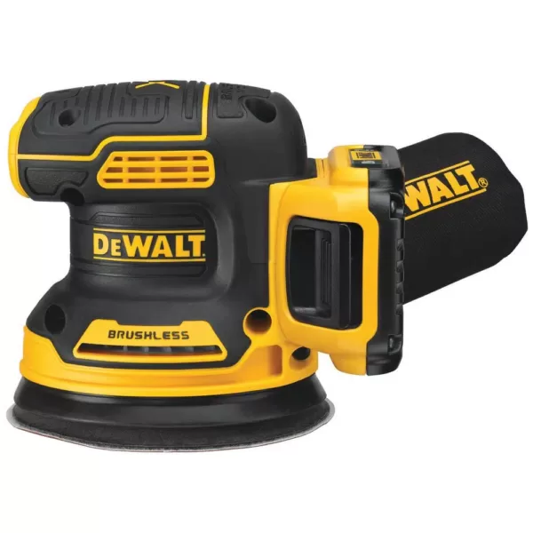 DEWALT 20-Volt MAX XR Cordless Brushless 5 in. Random Orbital Sander with (1) 20-Volt Battery 2.0Ah & Charger