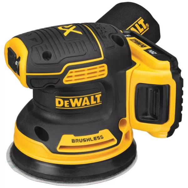 DEWALT 20-Volt MAX XR Cordless Brushless 5 in. Random Orbital Sander with (1) 20-Volt Battery 2.0Ah & Charger