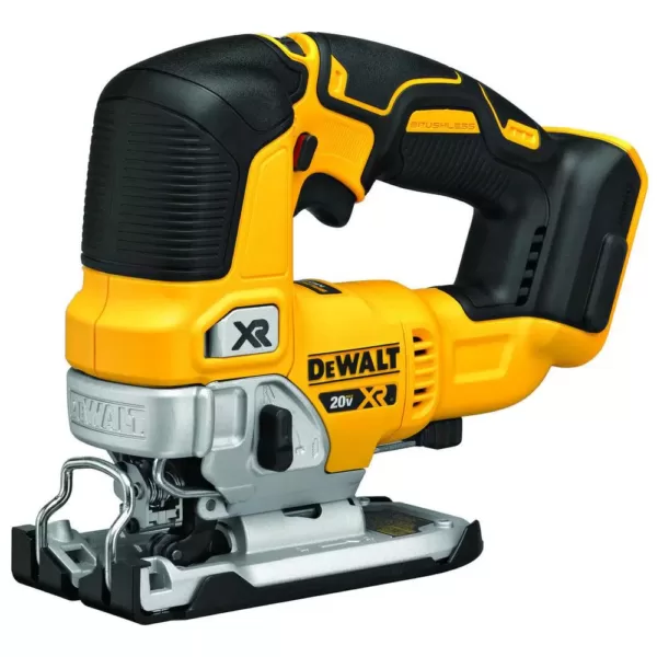 DEWALT 20-Volt MAX XR Cordless Brushless 5 in. Random Orbital Sander with (1) 20-Volt Battery 2.0Ah & Jigsaw