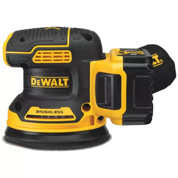 DEWALT 20-Volt MAX XR Cordless Brushless 5 in. Random Orbital Sander with (1) 20-Volt Battery 5.0Ah & Charger