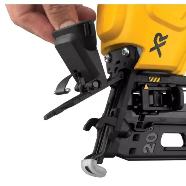 DEWALT 20-Volt Max 16-Gauge Cordless Angled Finish Nailer Kit