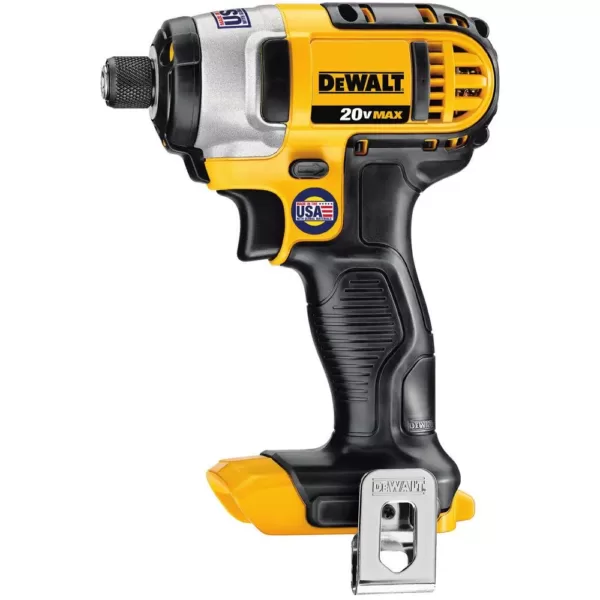 DEWALT 20-Volt MAX 16-Gauge Cordless Angled Nailer Kit with Bonus Bare 20-Volt MAX 1/4 in. Cordless Impact Driver