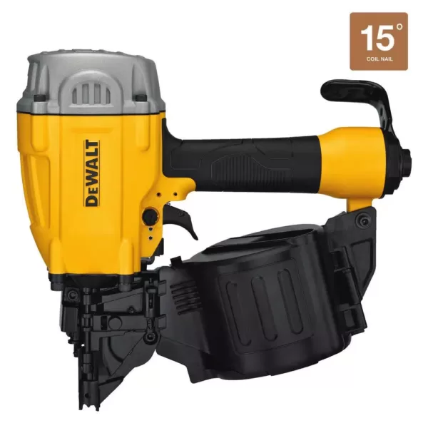 DEWALT Pneumatic 15° Coil Framing Nailer