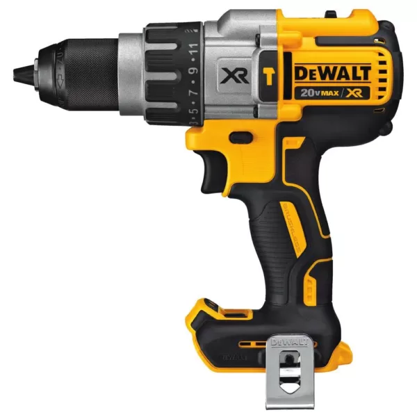 DEWALT 20-Volt MAX XR Cordless Brushless 3-Speed 1/2 in. Hammer Drill with (3) 20-Volt 5.0Ah Batteries & Charger