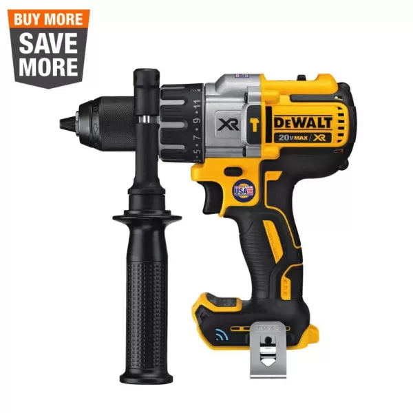 DEWALT 20-Volt MAX XR with Tool Connect Cordless Brushless 1/2 in. Hammer Drill/Driver (Tool Only)