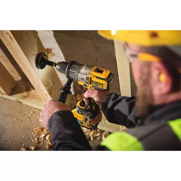 DEWALT 20-Volt MAX XR with Tool Connect Cordless Brushless 1/2 in. Hammer Drill/Driver (2) 20-Volt 5.0Ah Batteries & Charger