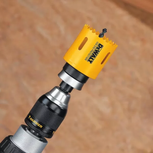 DEWALT 7/16 in. Shank Quick Change Mandrel Fits Hole Saws 1-1/4 in. - 6 in.