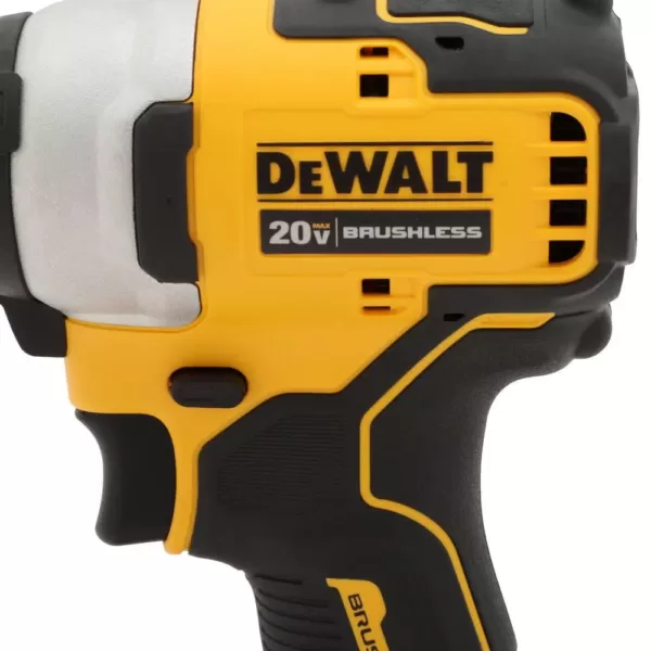 DEWALT ATOMIC 20-Volt MAX Cordless Brushless Compact 1/4 in. Impact Driver (Tool-Only)