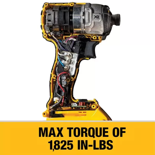 DEWALT 20-Volt MAX XR Cordless Brushless 3-Speed 1/4 in. Impact Driver with (1) 20-Volt 3.0Ah Battery & Charger