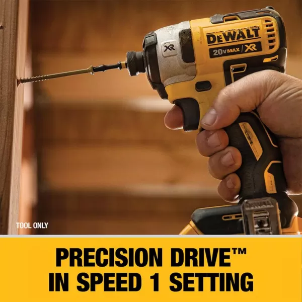 DEWALT 20-Volt MAX XR Cordless Brushless 3-Speed 1/4 in. Impact Driver with (1) 20-Volt 3.0Ah Battery & Charger