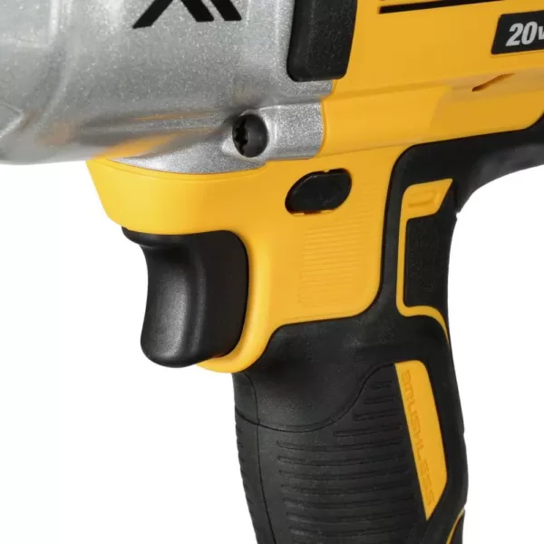 DEWALT 20-Volt MAX XR Cordless Brushless 1/2 in. High Torque Impact Wrench Detent Pin, (1) 20-Volt 5.0Ah Battery & Charger