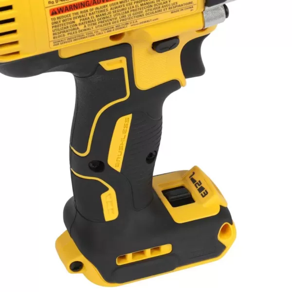 DEWALT 20-Volt MAX XR Cordless Brushless 7/16 in. High Torque Impact Wrench with Quick Release Chuck (Tool-Only)