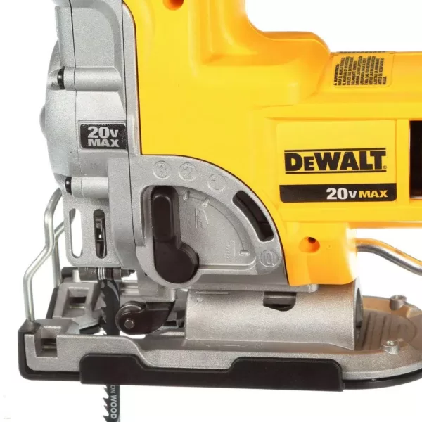 DEWALT 20-Volt MAX Cordless Jig Saw with (1) 20-Volt Battery 4.0Ah & Charger