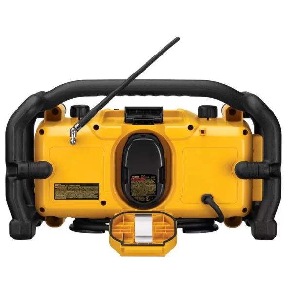 DEWALT 7.2-Volt-18-Volt Heavy-Duty Worksite Radio Charger