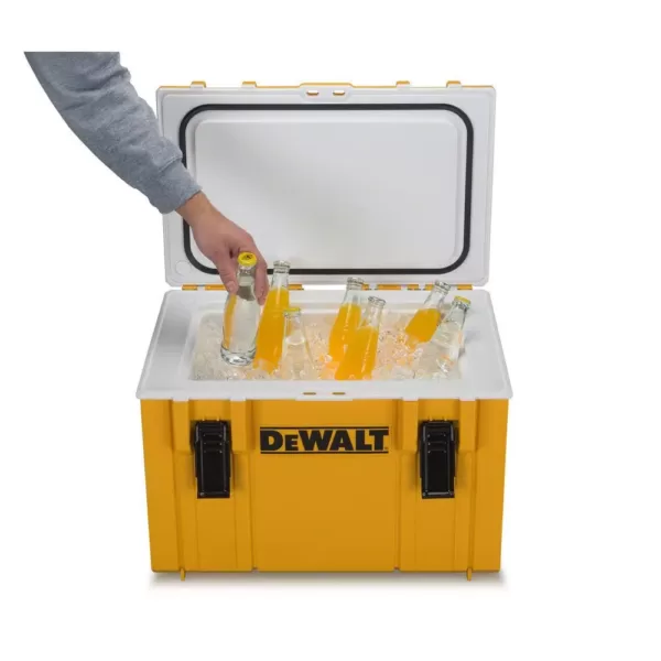 DEWALT TOUGHSYSTEM 14-1/2 in. Portable and Stackable Radio/Digital Music Player with Bonus TOUGHSYSTEM Tool Box Cooler