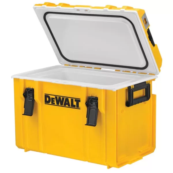 DEWALT TOUGHSYSTEM 14-1/2 in. Portable and Stackable Radio/Digital Music Player with Bonus TOUGHSYSTEM Tool Box Cooler