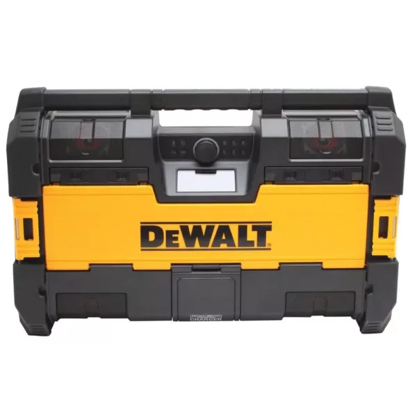 DEWALT TOUGHSYSTEM 14-1/2 in. Portable and Stackable Radio/Digital Music Player with Bonus TOUGHSYSTEM Tool Box Cooler