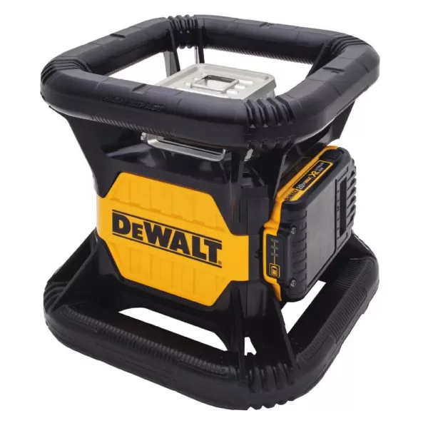 DEWALT 20-Volt Lithium-Ion Green Rotary Laser Level with Bonus Construction Tripod