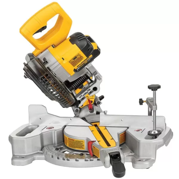 DEWALT 20-Volt MAX Cordless 7-1/4 in. Sliding Miter Saw with (1) 20-Volt Battery 4.0Ah & 5 in. Random Orbital Sander