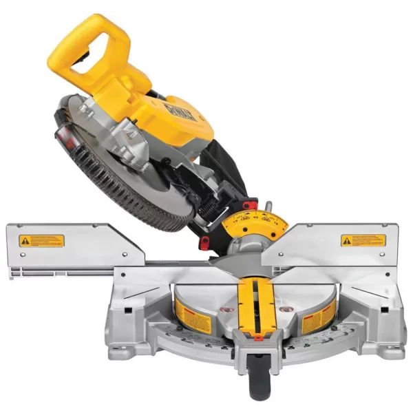 DEWALT 15 Amp Corded 12 in. Compound Double Bevel Miter Saw