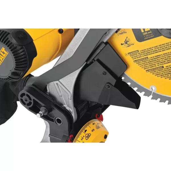 DEWALT 15 Amp Corded 12 in. Double Bevel Compound Miter Saw with Bonus Heavy-Duty Work Stand