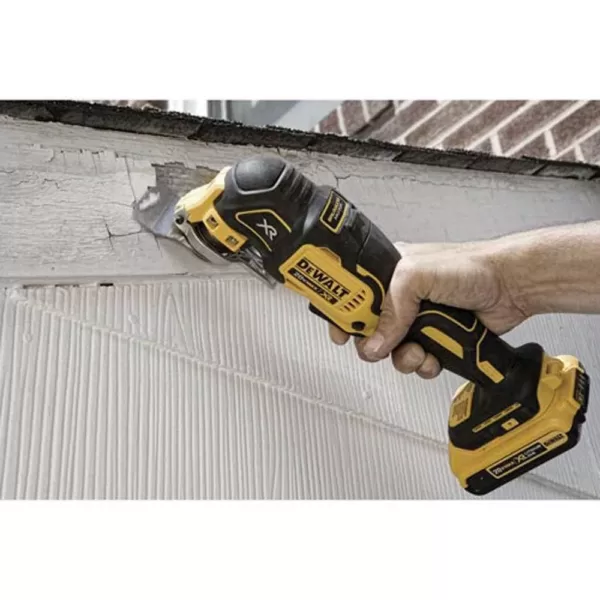 DEWALT 20-Volt MAX XR Cordless Brushless Oscillating Multi-Tool with (1) 20-Volt 2.0Ah Battery & Charger