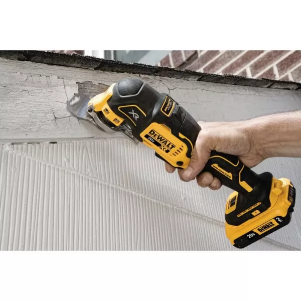 DEWALT 20-Volt MAX XR Cordless Brushless 3-Speed Oscillating Multi-Tool with (1) 20-Volt 2.0Ah Battery & Charger