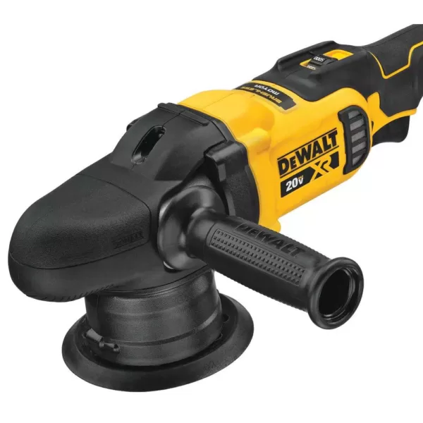 DEWALT 20-Volt MAX XR Cordless Brushless 5 in. Variable Speed Random Orbit Polisher with (2) 20-Volt 5.0Ah Batteries & Charger