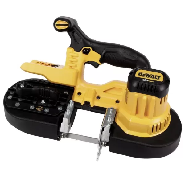 DEWALT 20-Volt MAX Cordless Band Saw with (1) 20-Volt Battery 5.0Ah & Charger