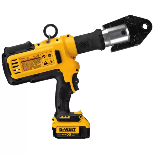 DEWALT 20-Volt MAX Cordless Press Tool, (6) Press Jaws, (2) 20-Volt 4.0Ah Batteries, Drain Snake & Threaded Rod Cutter