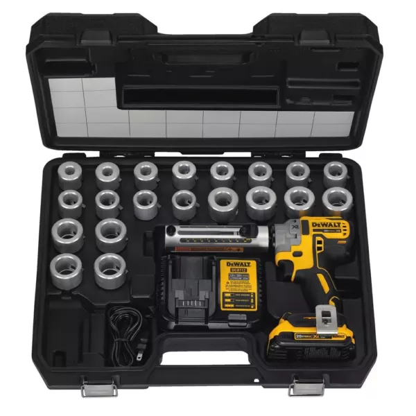 DEWALT 20-Volt MAX Cordless Electrical Cable Cutting Tool, (1) 20-Volt 2.0Ah Battery, Charger & Cordless Cable Stripper Kit