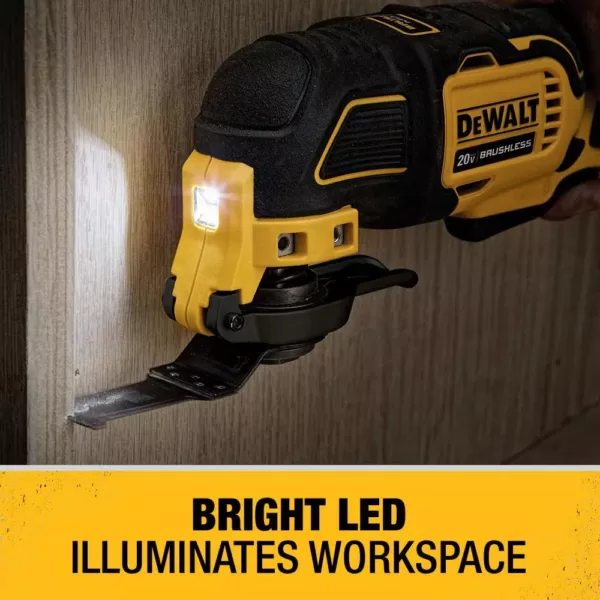 DEWALT 20-Volt MAX Cordless 1/2 in. Drill/Driver, (2) 20-Volt 1.3Ah Batteries, Charger & ATOMIC Oscillating Tool